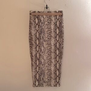 NAKED WARDROBE BodyCon Maxi Skirt